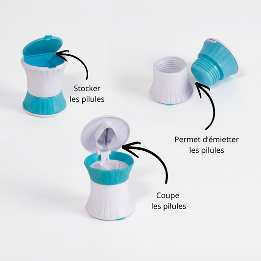 Coupe-Pilules 3-en-1